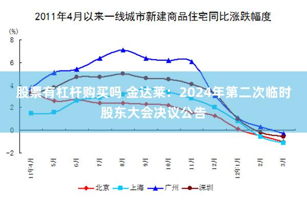 股票有杠杆购买吗 金达莱：2024年第二次临时股东大会决议公告