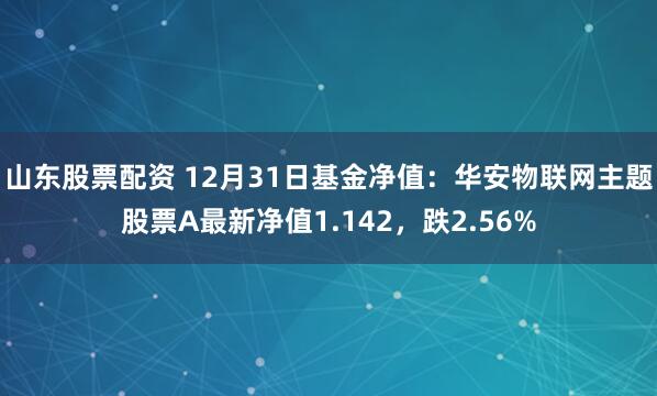 山东股票配资 12月31日基金净值：华安物联网主题股票A最新净值1.142，跌2.56%