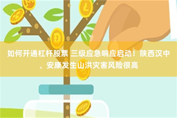 如何开通杠杆股票 三级应急响应启动！陕西汉中、安康发生山洪灾害风险很高